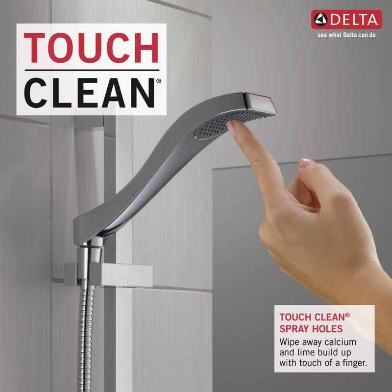 Delta Dryden Full Slide Bar Shower Head & Reviews Wayfair